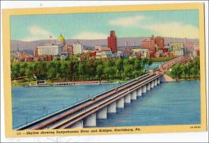 Susquehanna River & Bridges, Harrisburg PA