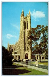 c1960 Duke University Chapel Exterior Building Durham North Carolina NC Postcard