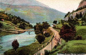 Hardanger, Norway - The new road at Eide - in 1911