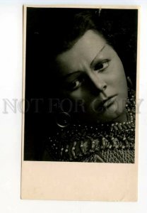 490456 Daniza ILITSCH Yugoslav OPERA Singer AIDA Vintage PHOTO postcard