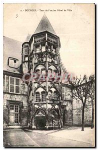 Old Postcard Bourges tower of the former Town Hall