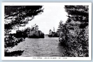 Sioux Narrows Ontario Canada Postcard Lake of the Woods c1950's RPPC Photo