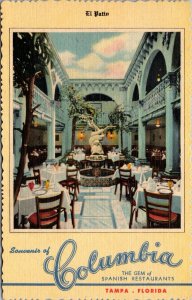 Linen Postcard Patio at Columbia Spanish Restaurant in Tampa, Florida~134069