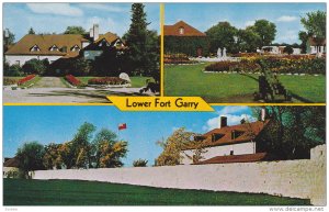 3 View, Lower Fort Garry, Fort Garry, Manitoba, Canada, 40´s-60´s