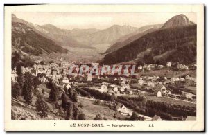 Old Postcard Le Mont Dore Vue Generale