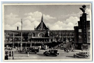 1947 Copenhagen Central Station Copenhagen Denmark Vintage Posted Postcard