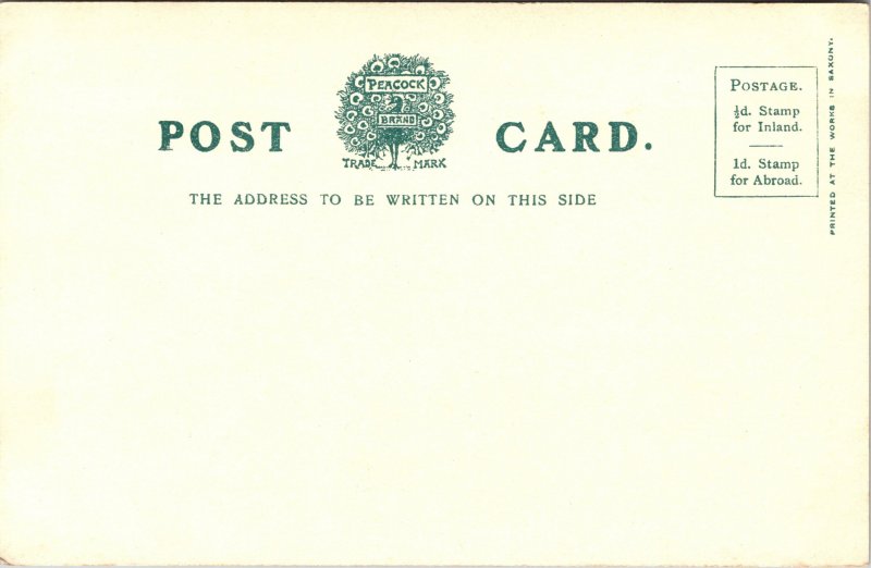 Postcard England Warwick Castle River Front