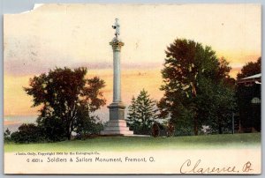 Fremont Ohio 1907 Civil War Soldiers And Sailors Monument