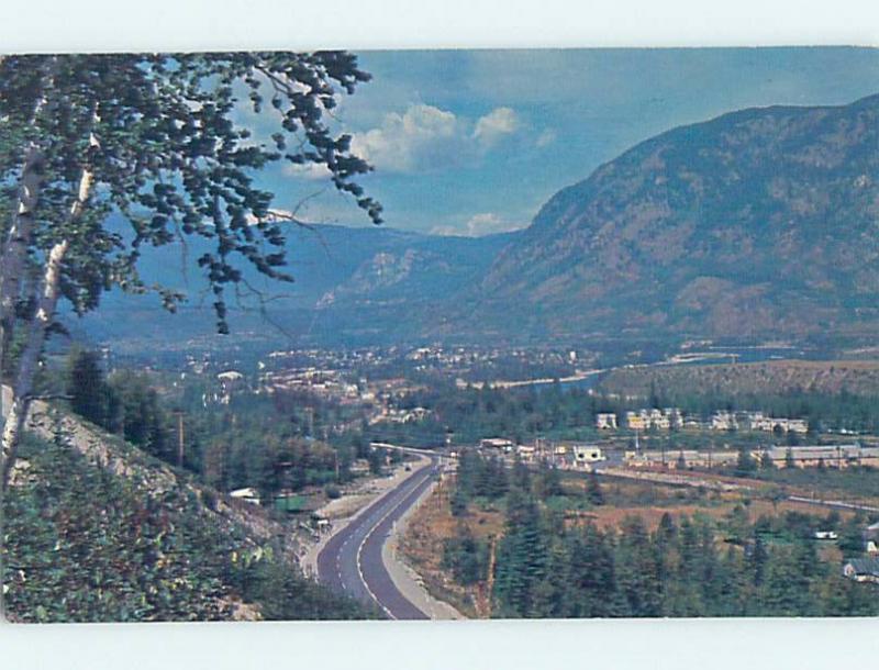 Pre-1980 AERIAL VIEW Kinnaird & Castlegar - Near Nelson & Pentincton BC F8616