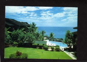HI The Sea Village Hotel Resort Kailua Kona Coast Hawaii Postcard Pool