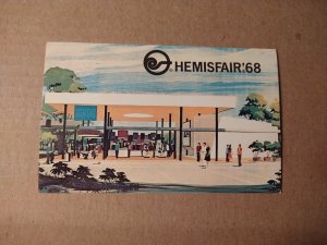 1968 World's Fair HemisFair, San Antonio, Texas Chrome Postcard