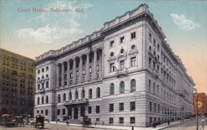 Maryland Baltimore Court House 1913