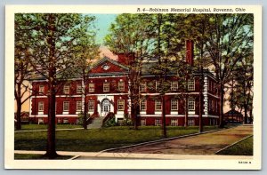 Vintage Ohio Postcard - Robinson Memorial Hospital   Ravenna