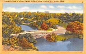 Panorama View of Franklin Park Boston, Massachusetts  