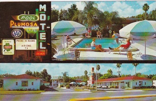 Florida Clearwater Pumosa Motel 1962