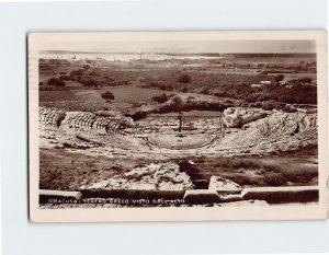 Postcard Teatro Greco Visto Dall Alto Syracuse Italy