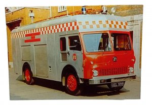 Norfolk Fire Service Bedford TK Engine Appliance 1963 Norwich Vintage Postcard