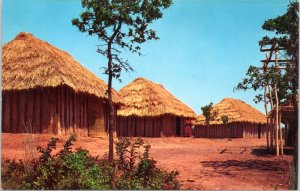 Postcard OK Anadarko - Caddo Tribal Homes