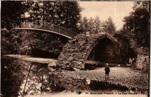 CPA AIXE-sur-VIENNE Le Pont Romain (611266)