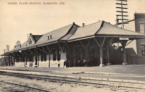 Hammond Indiana Nickel Plate Station Depot Vintage Postcard AA17625
