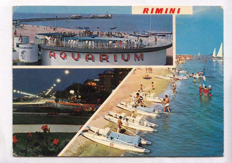 Italy, Italia, RIMINI, Aquarium, used Postcard