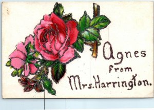 Postcard - Flower Art Print - Agnes from Mrs. Harrington