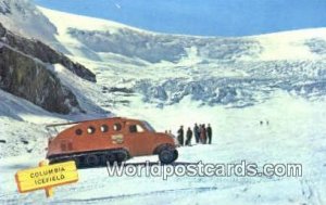 Athabasca Glacier Jasper Canada Writing On Back 