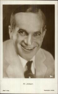 Singer Al Jolson c1920 Real Photo Postcard