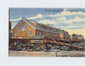 Postcard Mt. Washington Club, White Mountains, New Hampshire