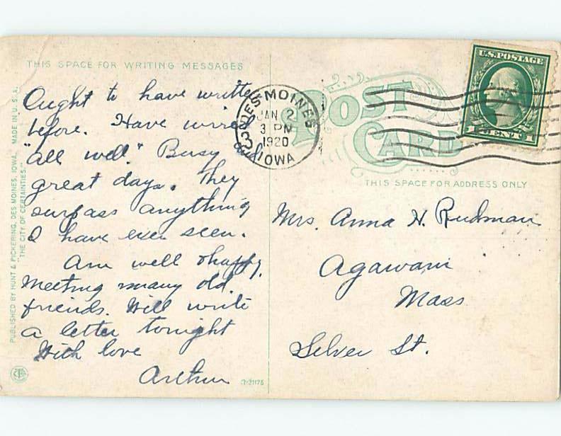 Divided-Back BUILDING Des Moines Iowa IA ho3550