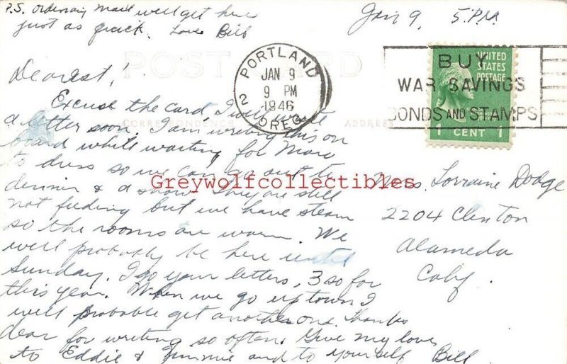 Railroad, Oregon Pony Train, Little Engine, Cross & Dimmit, RPPC