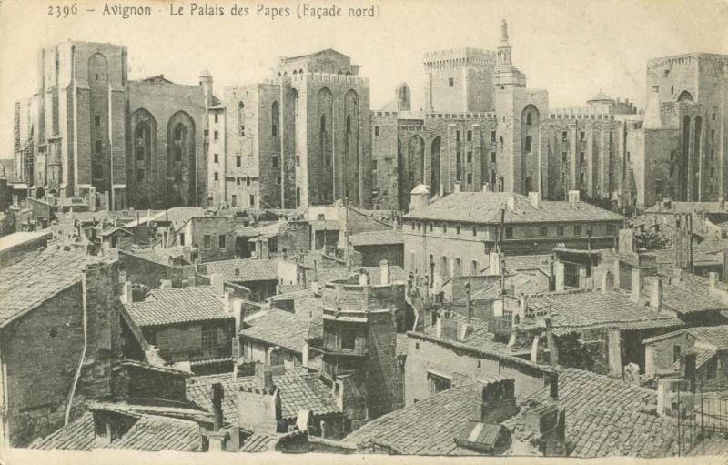 Le Palais des Papes, early 1900s unused Postcard CPA 