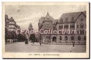 Postcard Metz Old Main Post Office