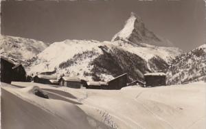 Switzerland Winkelmatten bei Zermatt Matterhorn 1957 Photo