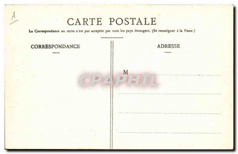 Old Postcard The Flamberge warship destroyer squadron