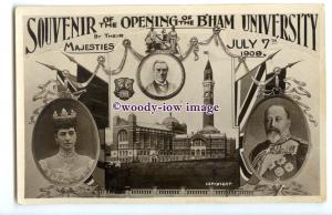 r2831 - Souvenir of Opening the Birm'ham University by their Majesties- postcard