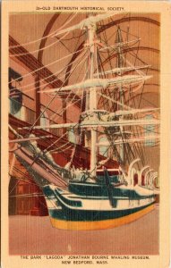 Old Dartmouth Historical Society New Bedford MA Massachusetts Linen Postcard UNP 