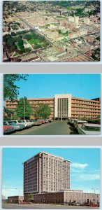 3 Postcards MEMPHIS, TN ~ St. Joseph Hospital MEDICAL CENTER  Veterans Hospital