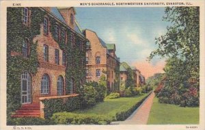 Illinois Evanston Mens Quadrangle Northwestern University 1942