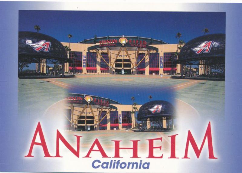 Edison Baseball Stadium at Anaheim CA, California - Home Anaheim Angels
