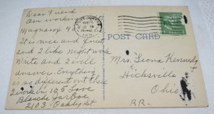 Greetings from Indiana Postcard Curt Teich 9A-H777