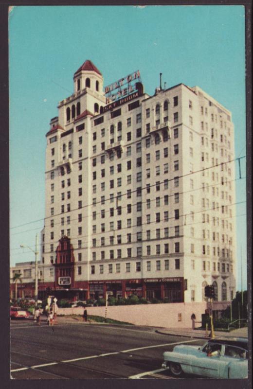 The Wilton Hotel,Long Beach,CA Postcard BIN