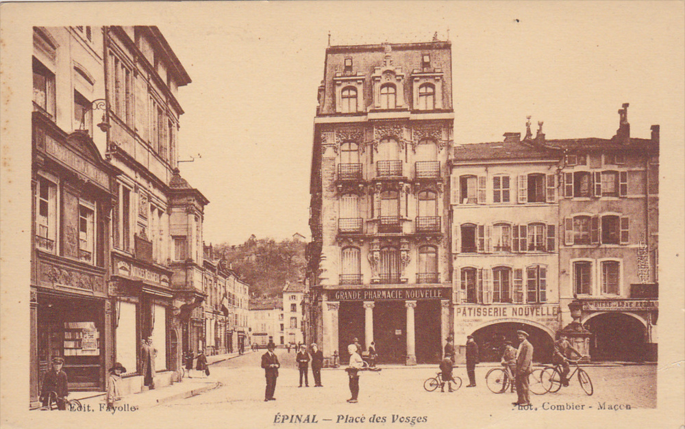 Epinal Vosges Place Des Vosges France 00 10s Hippostcard