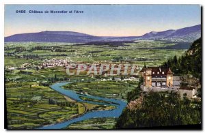 Old Postcard Chateau de Monnetier and Arve