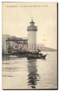 Old Postcard Marseille Lighthouse Desirade