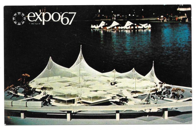Canada Montreal EXPO 67 Germany Pavillon Postcard