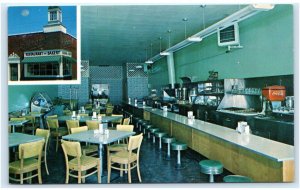 EAST TAWAS, MI ~ Roadside KOHLMANN'S BAKERY & Restaurant Coke c1950s Postcard