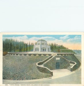 Corbett Oregon Vista House White Border Unused