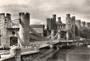 Postcard Conway Castle Bridge Conway Wales Photo Precision Ltd.