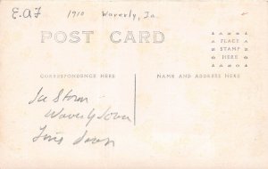 J10/ Waverly Iowa RPPC Postcard c1910 Ice Storm Disaster Church  37